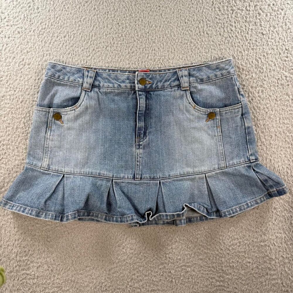 Mossimo Women's Blue Skirt